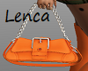 Orange Chain Handbag