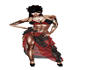 red/black snake skin 