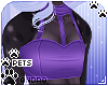 [Pets] Purple | crop top