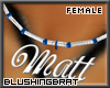 !B Matt (F) Necklace