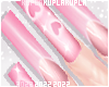 $K Pink Valentine Nails