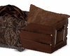 Brown Cushions Crate