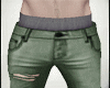 Green Rip Jeans