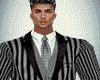 `Striped Suit + Shoes