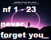 never forget you