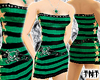 Emerald Striped Dress