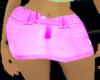 Pink Denim Short Skirt
