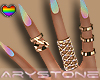 🌈 Rainbow nails