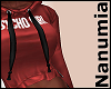 hoodie psycho girl (red)
