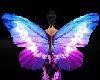 purple butterfly wings