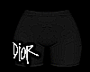 C-D Blk Shorts EMBX