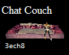 white purple chat couch