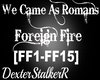 WCAR Foreign Fire