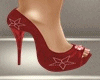 Laura Diamond Heels Red
