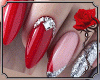 * Nails + Silver Rings 2