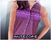   Aztec blouse |Violet