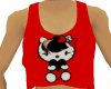 Emo Kitty Red tee