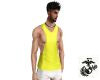 Yellow Muscle Tank Top