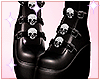Gothic boots skull