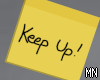 Keep up! post it