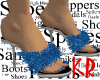 *KR-Sassy Saphire Shoes