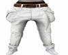 Khaki pants White
