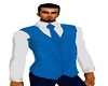shirt with blue vest