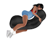 Black Pregnancy PIllow