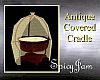 Antq Covered Cradle Crm