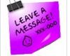 Purple Leave A Message