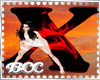 [BCC]X Letter-Red Black
