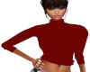 Red Turtleneck Sweater