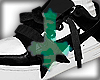 sneakers black stars