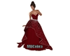 Red & Diamonds Ball Gown