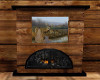 Cabin Fireplace