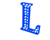 BLUE LETTER L