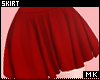 金. Red Skirt
