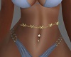 Butterfly belly chain