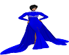Blue long Dress