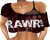 [Gel]Red RAWR!!! top