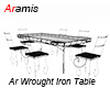 Ar Wroutgh Iron Table