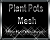 Set of 4 Potted Plants