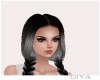 D- black hairstyle
