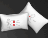 🤍 White. Pillows