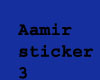 Aamir sticker 3