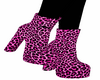 Pink cheetah heels V2