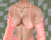 christmas ish top pink