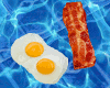Bacon and Egg Pool Float