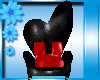 Black & Red Latex Chair