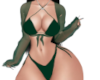 Dark Green Bikini
